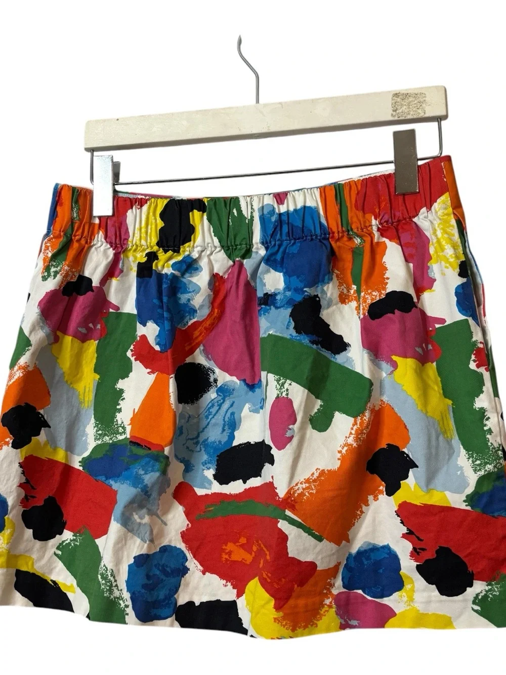 Kate Spade Saturday Abstract Print Cotton Mini Skirt Size 10